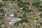 Fotografia 2 de Arrendamento, montra de 91m frente para A1 Travanca S. Maria da Feira