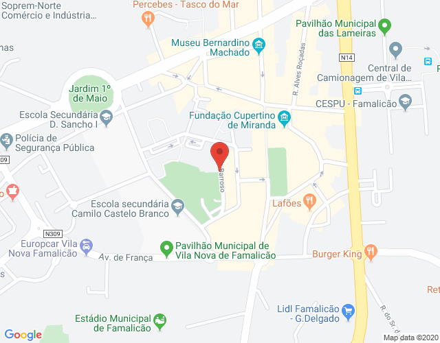 Mapa de localização