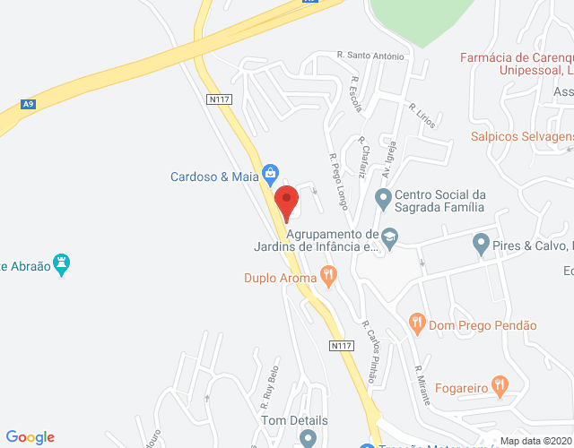 Mapa de localização