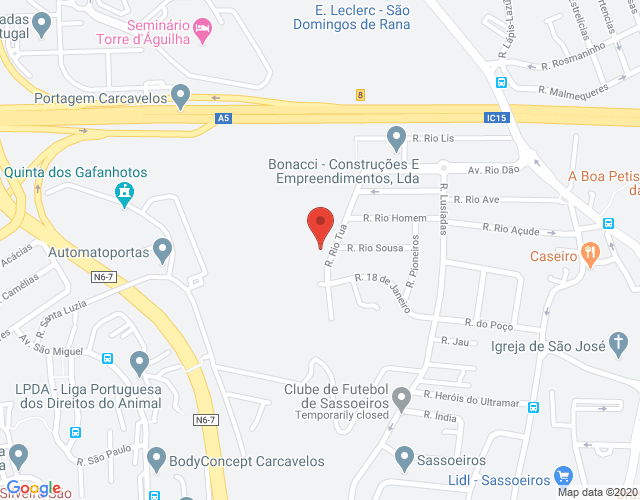 Mapa de localização