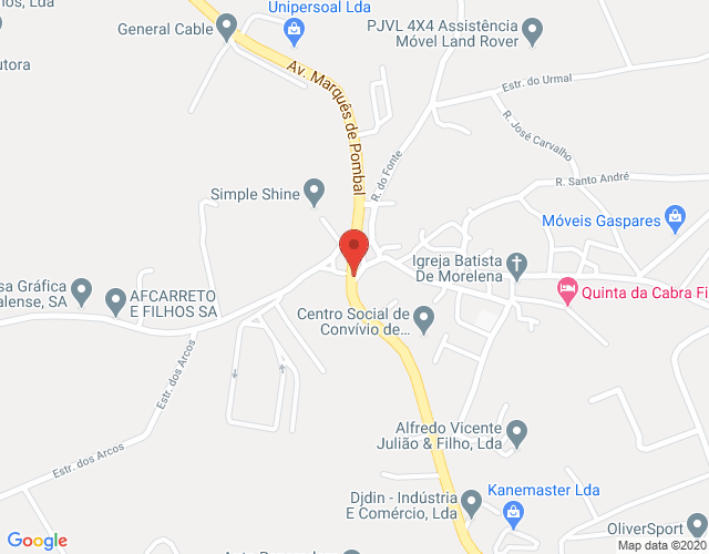 Mapa de localização