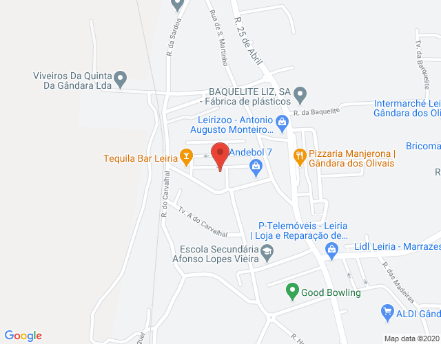 Mapa de localização