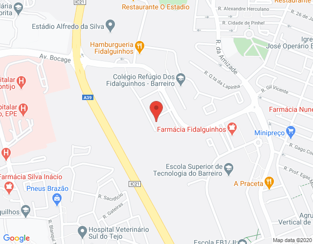 Mapa de localização