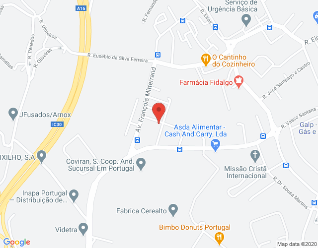 Mapa de localização