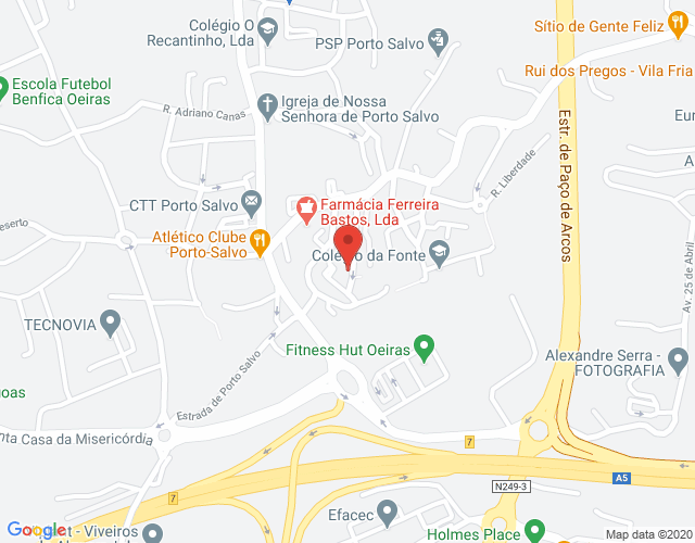 Mapa de localização