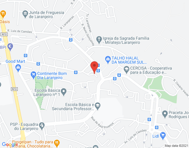 Mapa de localização