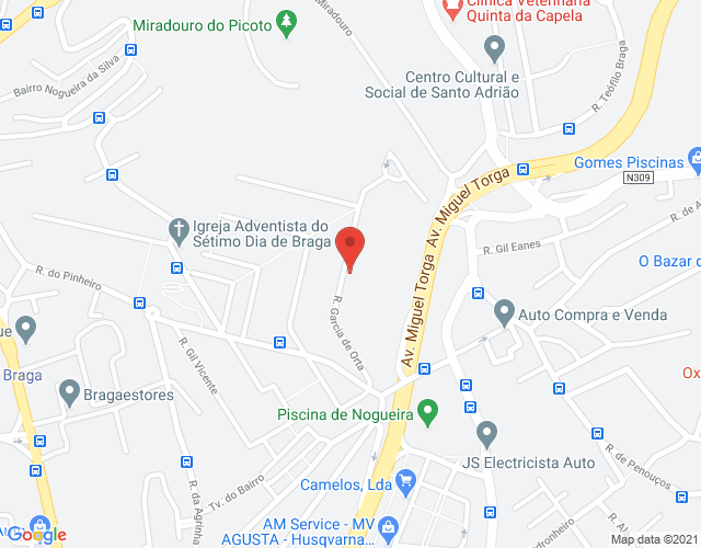 Mapa de localização