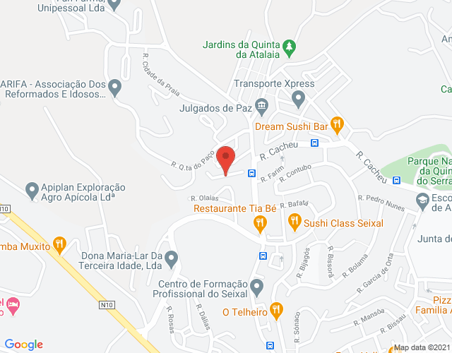 Mapa de localização