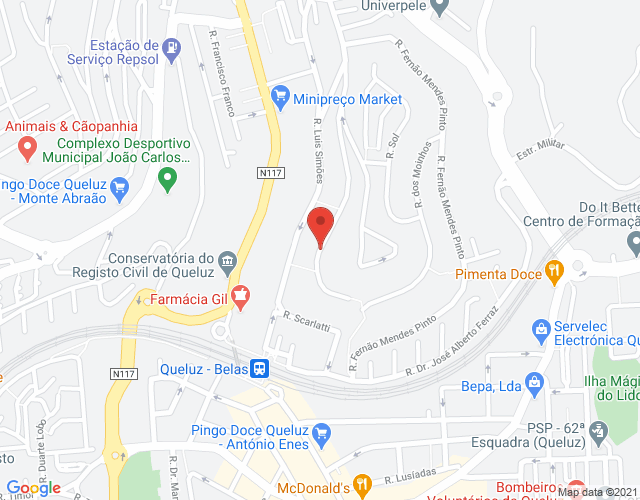 Mapa de localização