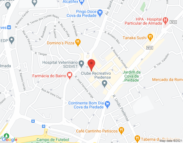 Mapa de localização