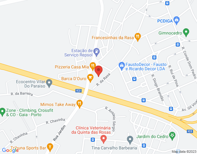 Mapa de localização