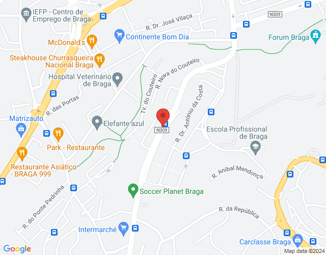 Mapa de localização