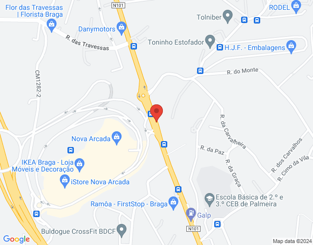 Mapa de localização