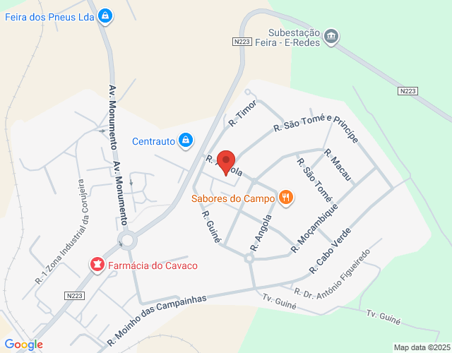 Mapa de localização