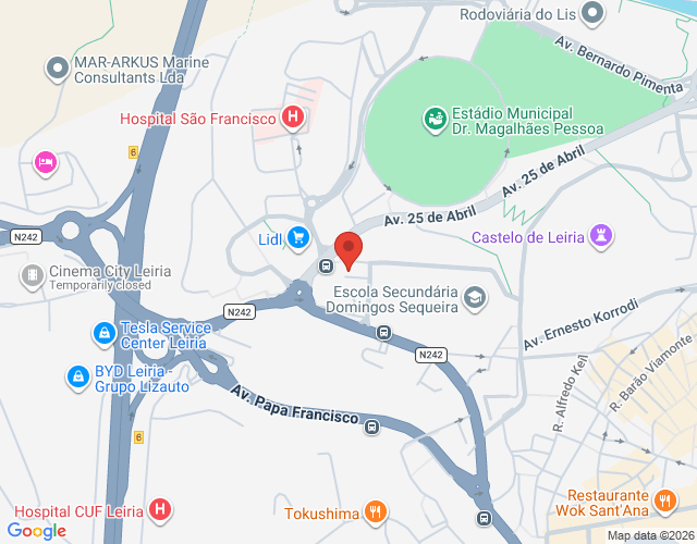 Mapa de localização