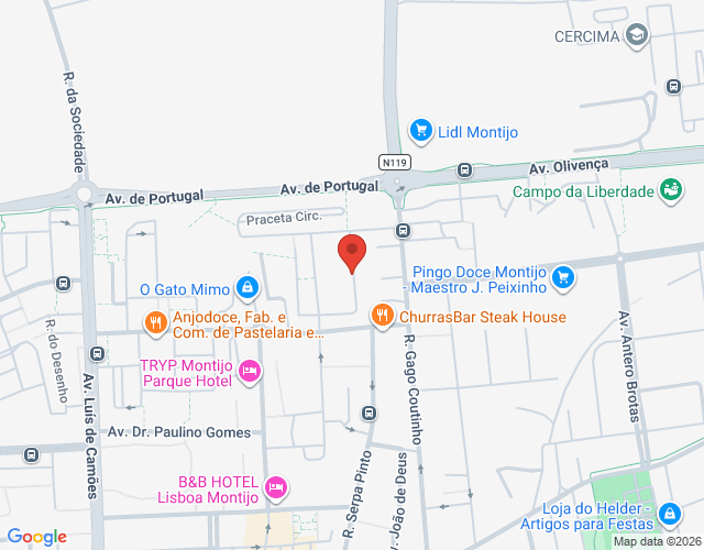 Mapa de localização