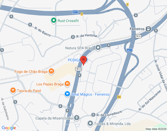 Mapa de localização
