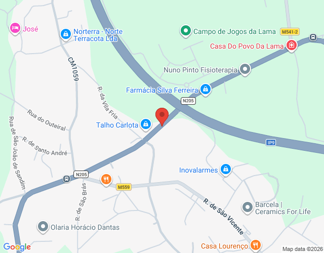 Mapa de localização
