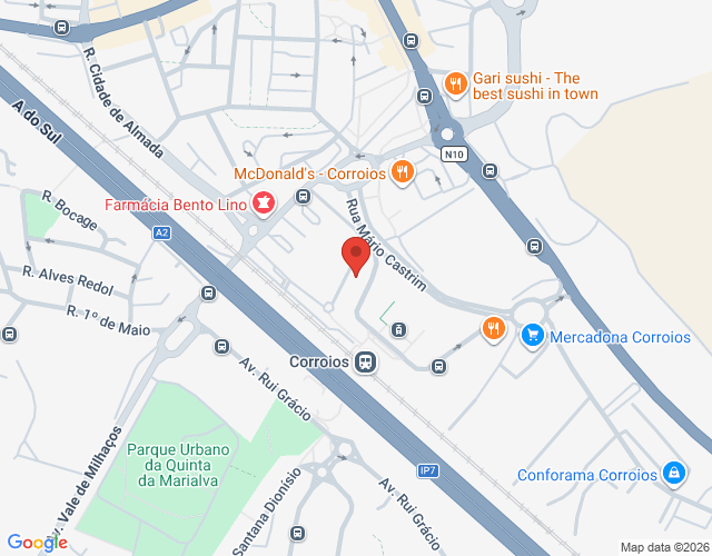 Mapa de localização