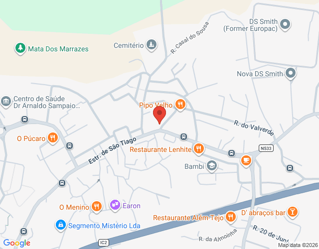 Mapa de localização