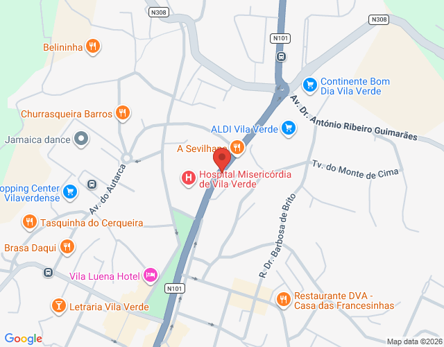 Mapa de localização